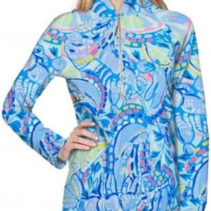 Lilly Pulitzer Womens UPF 50 Skipper Popover NWT